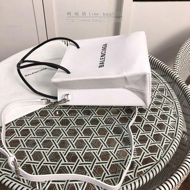 Balenciaga女包 巴黎世家迷你方形購物包 巴黎世家小牛皮手提袋  csbl1082